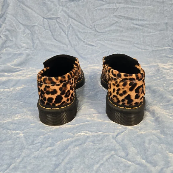 Dr. Martens Leopard and Black Suede Loafers - Picture 4 of 7